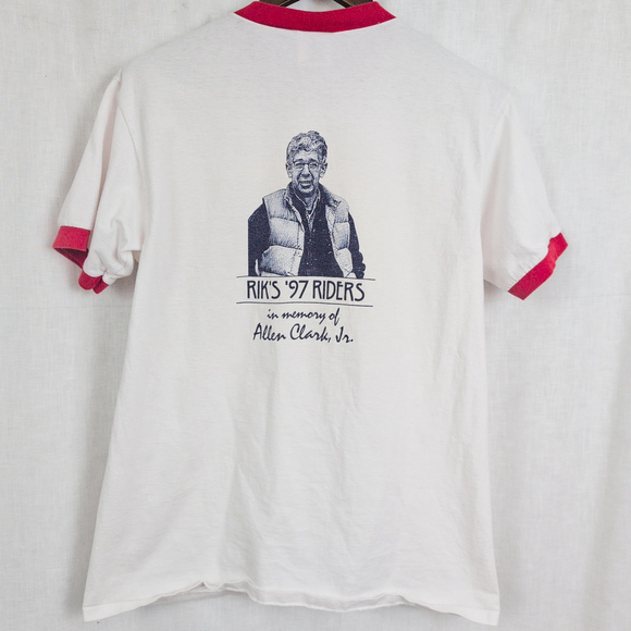 Vintage 1997 Pan-Mass Challenge Ringer T Shirt Large - Picture 6 of 7